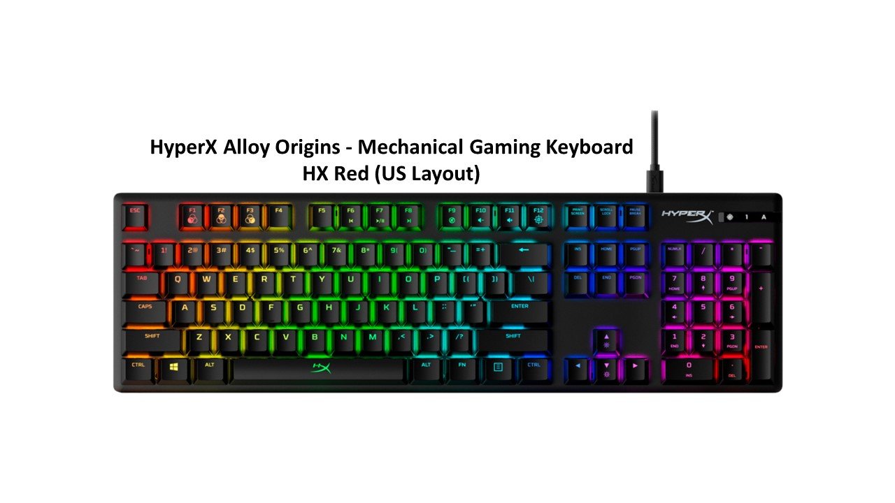 HyperX Alloy Origins - Mechanical Gaming Keyboard - HX Red (US Layout)